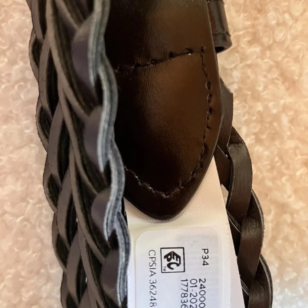 💜Wonder Nation Boys' Braided Belt Size:Large Waist 37in